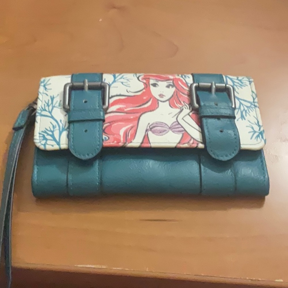 Disney little mermaid wristlet